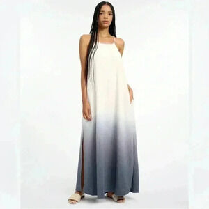 Splendid Collection Women’s XL Cressida Dress in Ombré White/Blue - NWT!!
